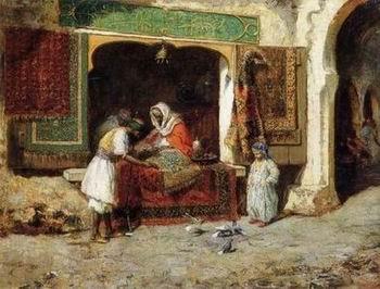 unknow artist Arab or Arabic people and life. Orientalism oil paintings  261 China oil painting art
